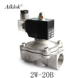 2W-20B 220V ACステンレス鋼の水のための電気電磁弁