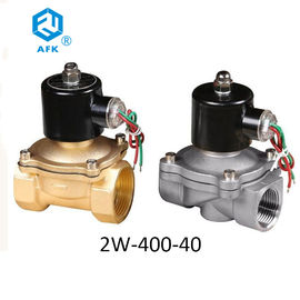 ボルト直動式2W-400-40水電磁弁DN40の黄銅1.5のインチ110 220