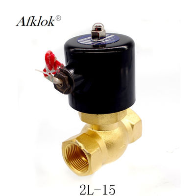 26W男性AFKの黄銅の蒸気の電磁弁220VAC高圧1/2のインチ