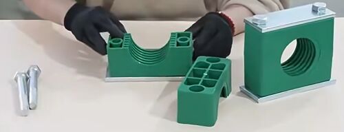 Latest company news about 軽量および重量プラスチックパイプクランプの選択と設置ガイド