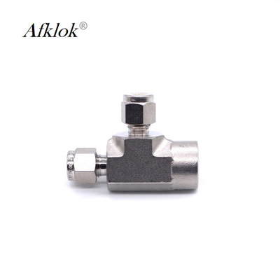 AFKのステンレス鋼の管継手ODのコネクター3000PSIの女性の動かされたティー6mm 8mm 10mm