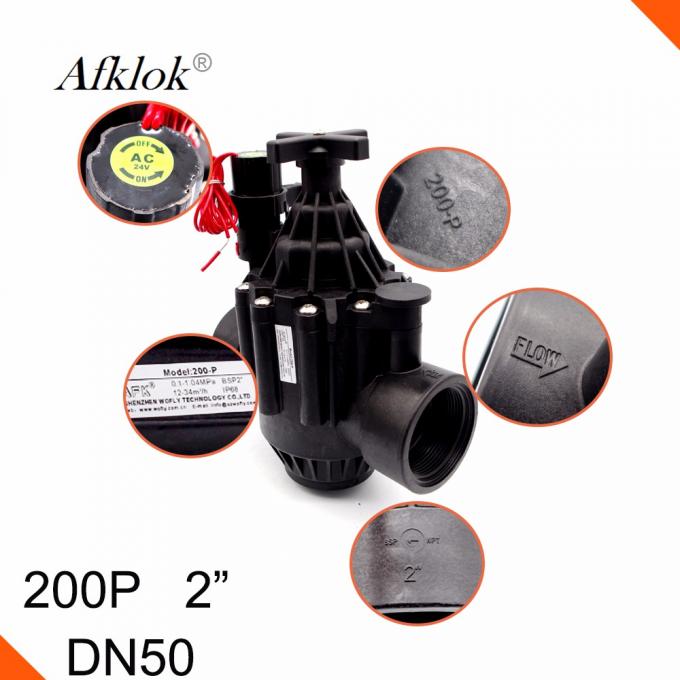 ダイヤフラムの水のための磁気潅漑の電磁弁AC24V 4