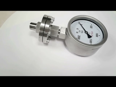 Small Gas Pressure Test Gauge 63mm  98mm All Stainless Steel High Precision