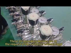 選択ガスとして酸素を使用するロゴのない10つの二次ユニットが圧力試験を受けている.